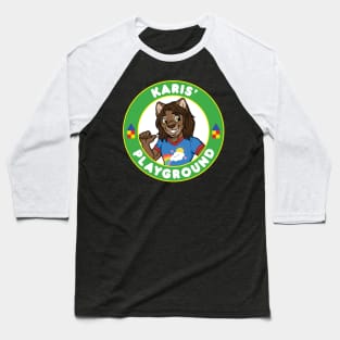 Karis Playground Round Logo Baseball T-Shirt